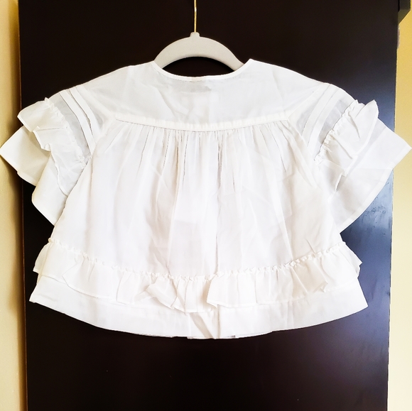 Burberry White Cotton Ruth Blouse - Picture 2 of 8